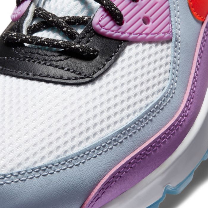 Women's Air Max 90 White/Hyper Crimson-Violet Star