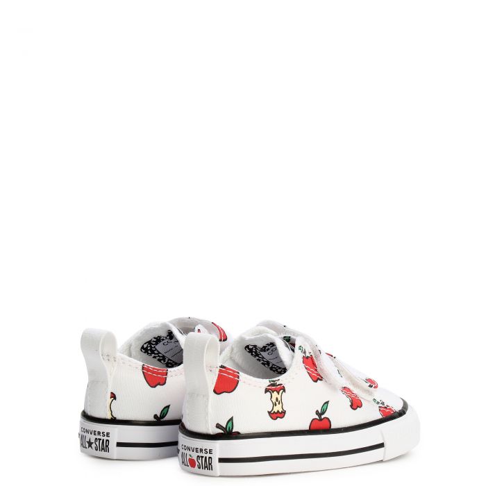 Toddler Chuck Taylor All Star Allover Apples Easy On White/Red/Black