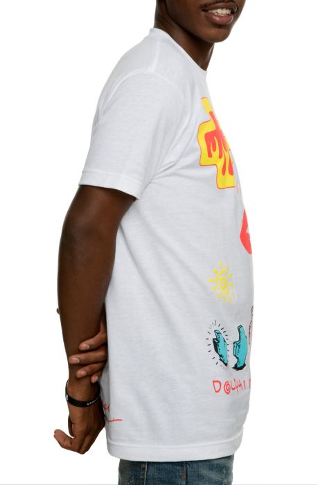 ★ Wai Kei★ Dolphin Stripe Terry Man to Man Pink YK23FWTS0 pinkdolphin_us21911sfwh_white-