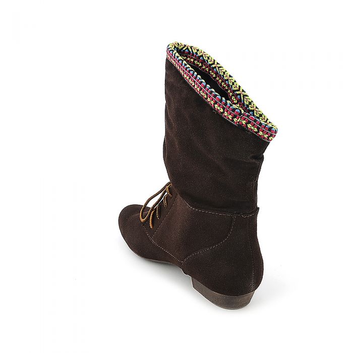Low-Heel Boot Picnic-03 Brown