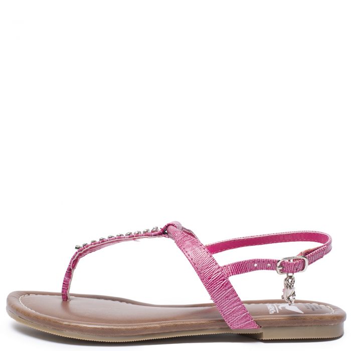 Fortune Dynamics Ps Fuchsia Lizard Sandals Fd Pencil Iifuch Shiekh 5482