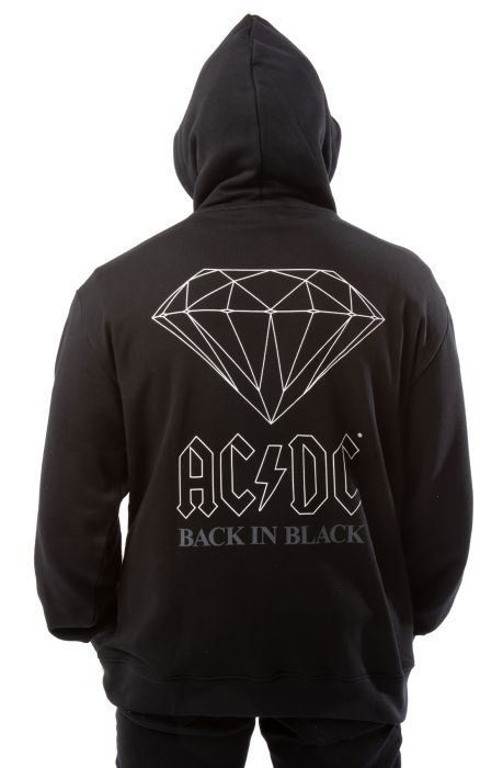 Back In Black Hoodie Black