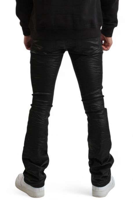Arch Flare Soft Wax Denim Pants Black