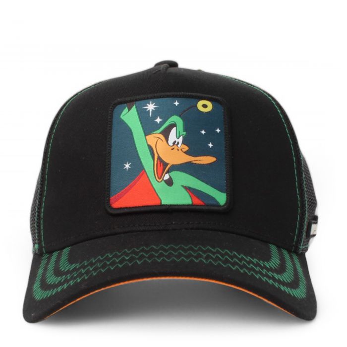 Martian Daffy Duck Trucker Hat  Black/Orange