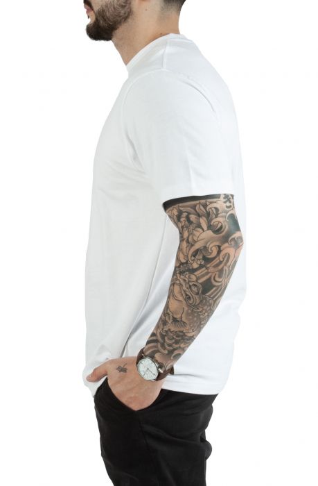 French Terry Box Fit Tee White