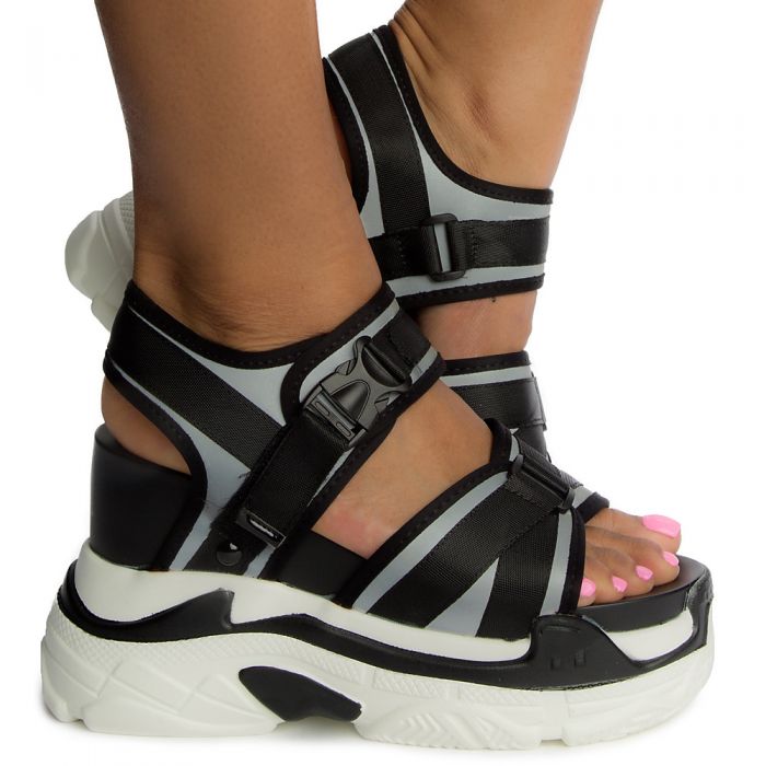 Women's Pomelo Platform Sandal BLACK