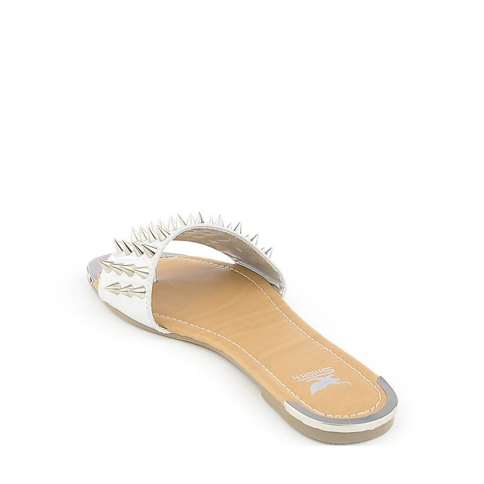 092 Flat Sandal Silver