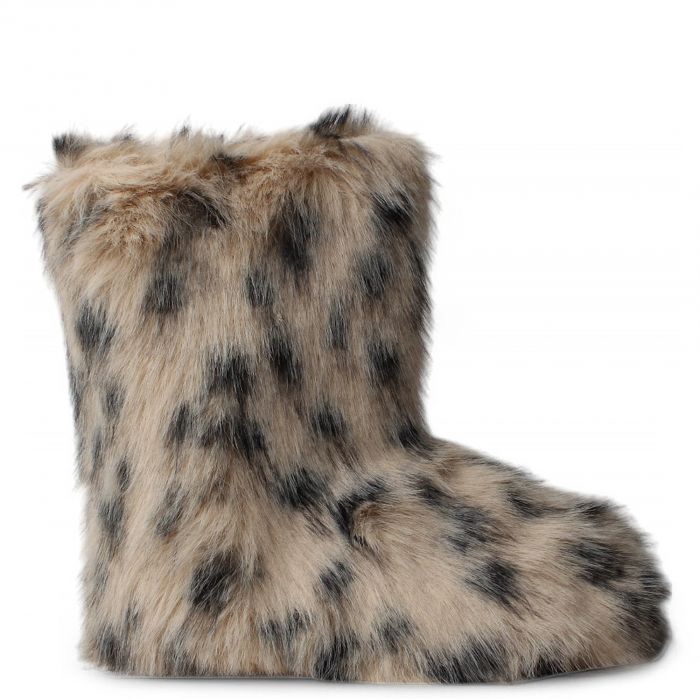 Melanie-21 Fur Boot  Multi color