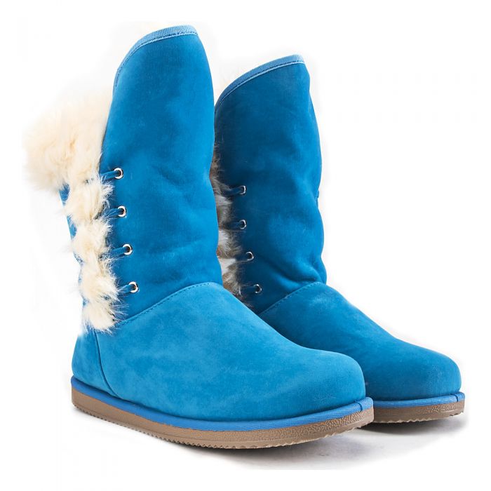 SHIEKH Women's Fur Boot Urban Fur URBAN FUR/BLUE Shiekh