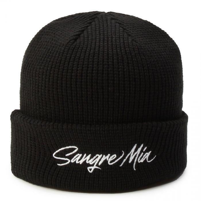 Sangre Mia Logo Beanie Black