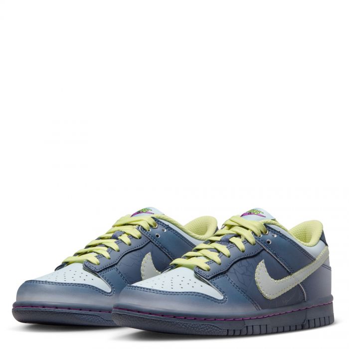 Grade School Dunk Low Diffused Blue/Blue Tint-Luminous Green