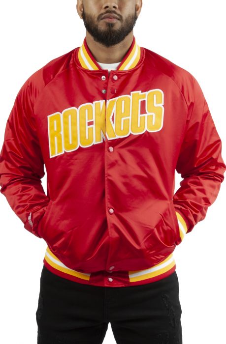 ROCKETS SATIN JACKET STJKMG18013-HROSCAR1