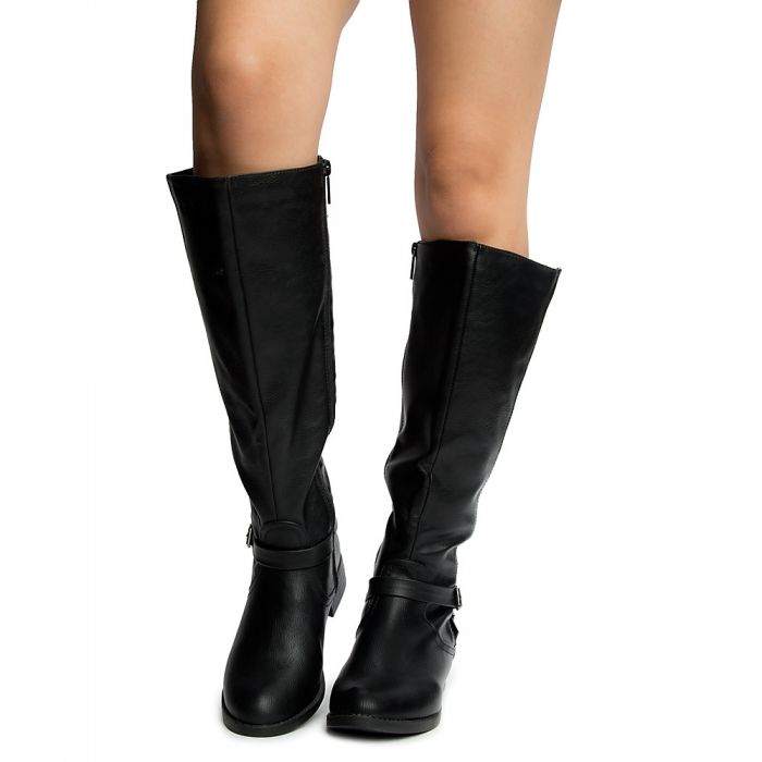 Womens Briela-1 Mid Calf Boots BLACK