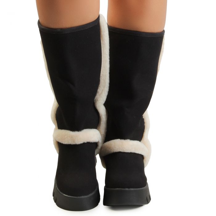 RAEY Knee High Boots Black