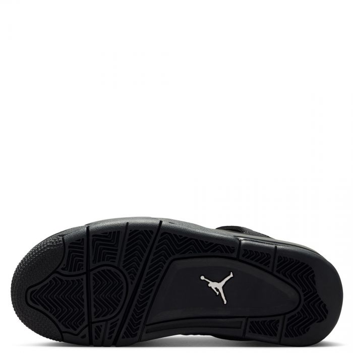 Grade-School Air Jordan 4 Retro Black Cat  Black