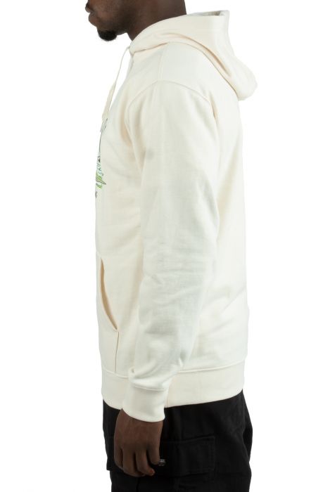 Lizard Pullover Hoodie Antique White