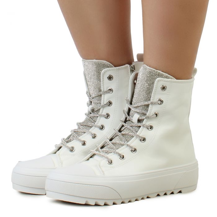 Ferdi Platform Sneaker  White