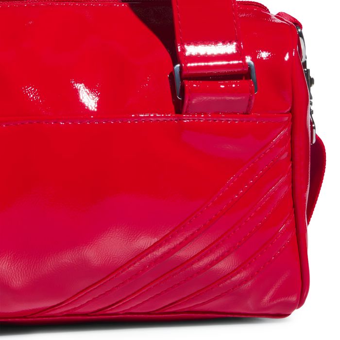 Patent Trefoil Crossbody Bag Scarlet Red