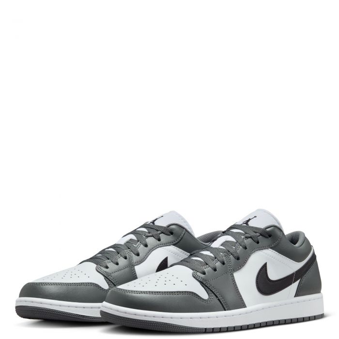 Air Jordan 1 Low White/Black-Iron Grey