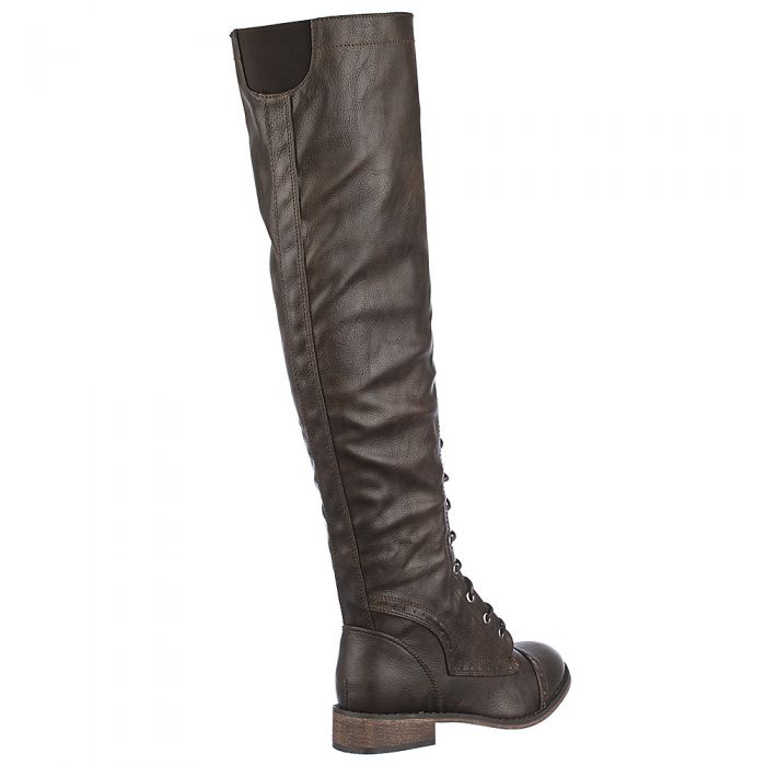 Thigh-High Boot Clayton-91 Brown
