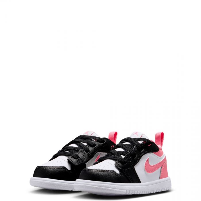 Toddler Jordan 1 Low Alt Black/Pink Gaze-White