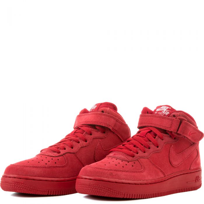 nike air force 1 mid red and white