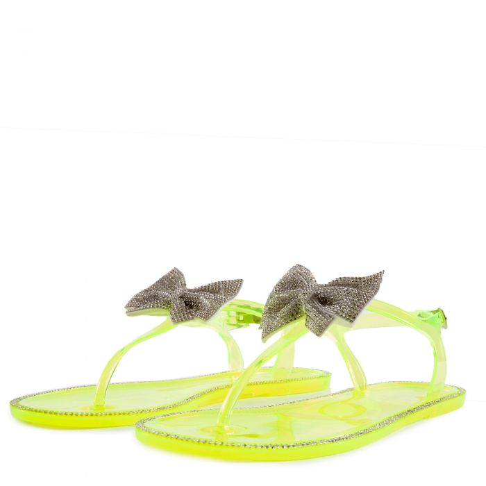 wide fit bow sandals