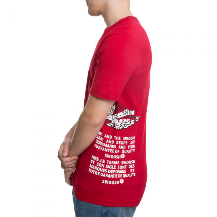 JORDAN SPORTSWEAR AIR JORDAN T-SHIRT GYM RED/WHITE/BLACK