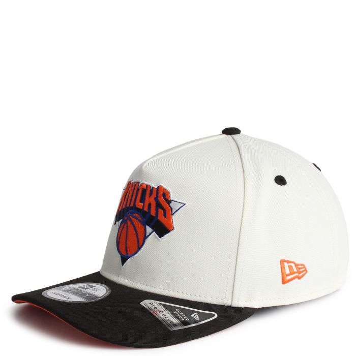 NBA New York Knicks 9FIFTY A-Frame Pre-Curved Snapback  Off-White