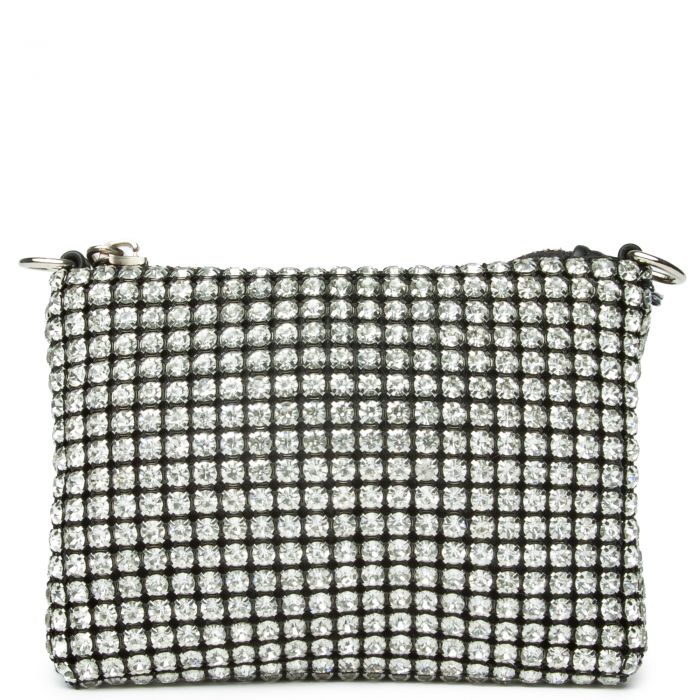 Small Rhinestone Bag Clear/Black