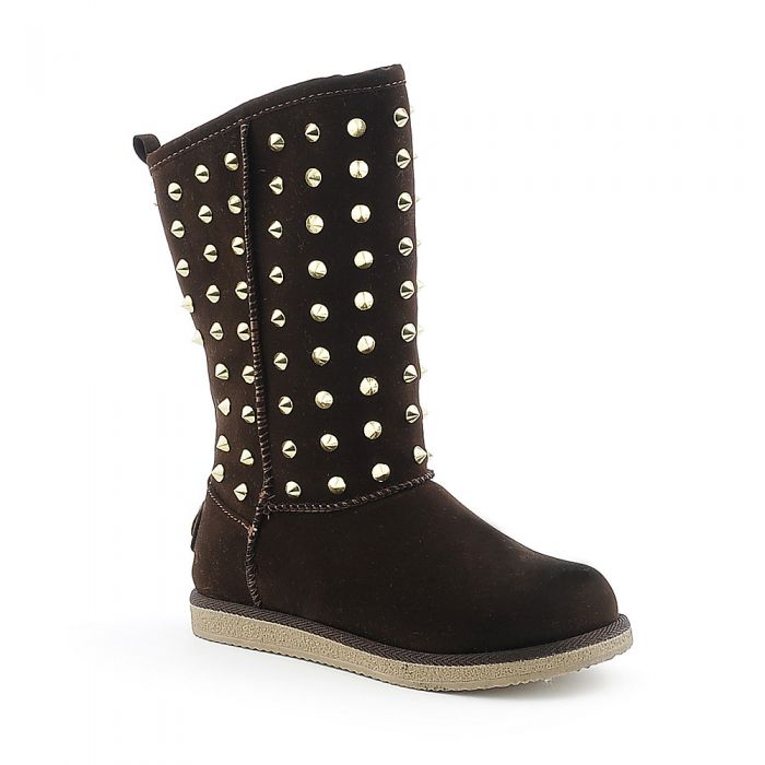flat boots with studs