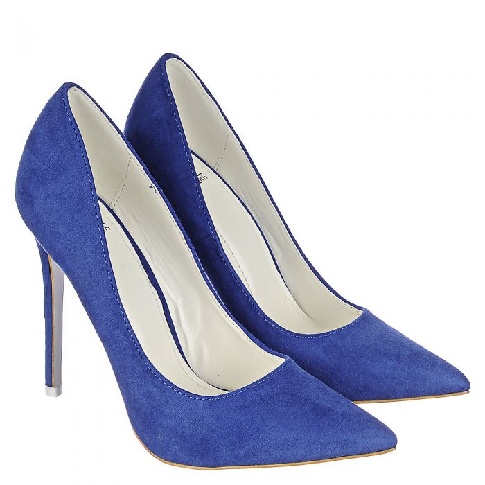 Women's High Heel Pump Mellina-3 Royal Blue