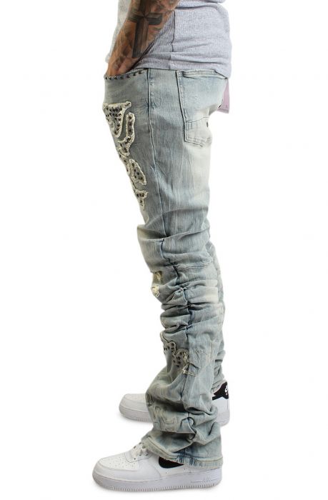 Milky Way Flared Jeans Milky Blue