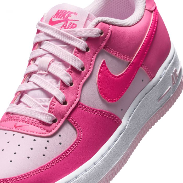 Grade-School Nike Air Force 1 Pinksicle/Hyper Pink-Pink Foam-White