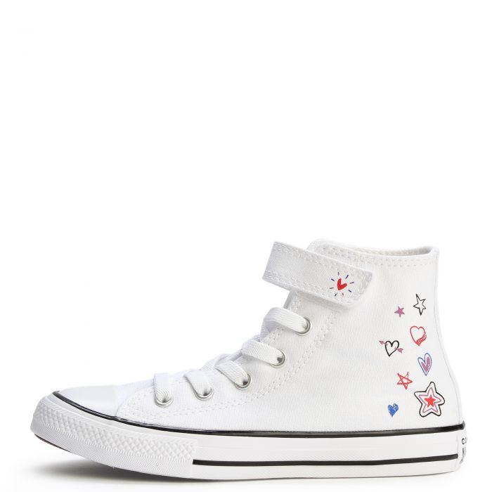 Pre-School Chuck Taylor All Star Doodles Easy-On White/Pink Frosting/My Jam