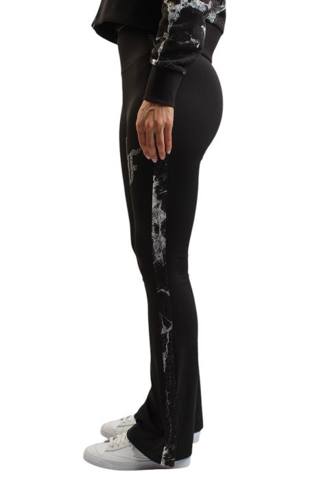 HOOPS X LAFRANCE WRITTEN IN CHROME LEGGINGS Black