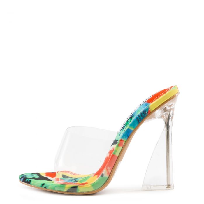 Vikki Clear High Heels Multi