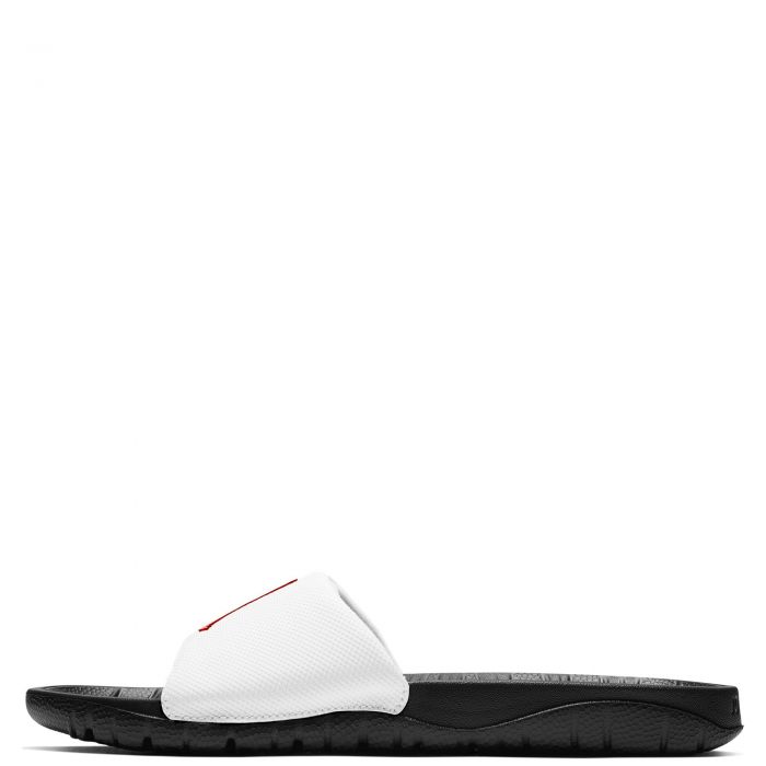 jordan break slide red and black