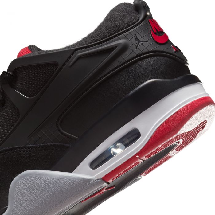 Grade-School Air Jordan 4 RM Black/Varsity Red-Wolf Grey-White