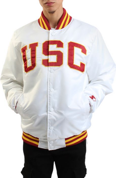 USC Satin W/R/G Jacket W/R/G