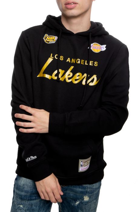 Los Angeles Lakers Fleece Hoodie  Black