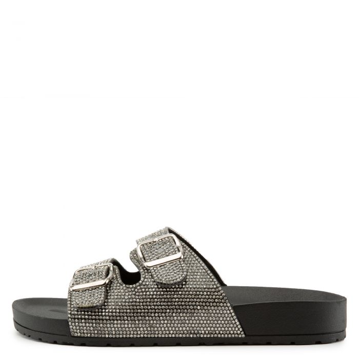 Forever Link Rhinestone Strappy Wedge Sandals