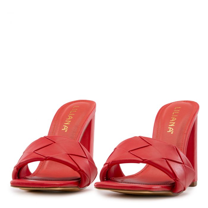 Mable-1 High Heel Sandals Red