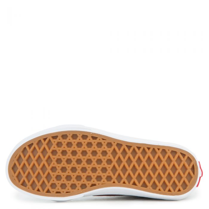 (GS) SK8-Hi Checkerboard Zip BLACK/RED/TRUE WHITE