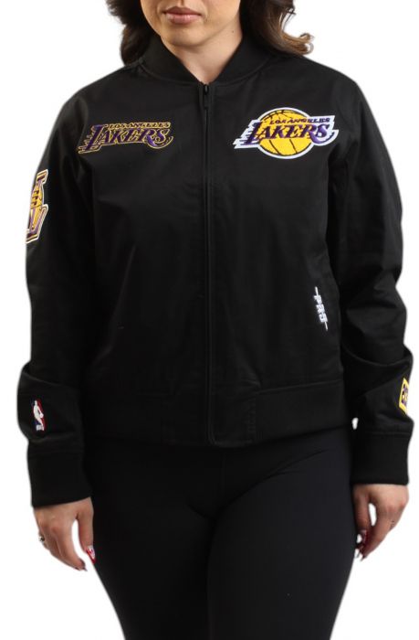 NBA Los Angeles Lakers Area Code Jacket  Black