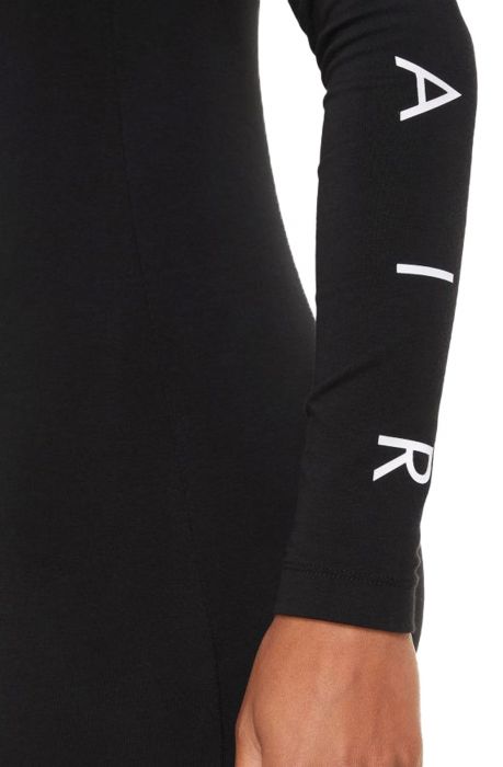 Air Long Sleeve Dress Black/White