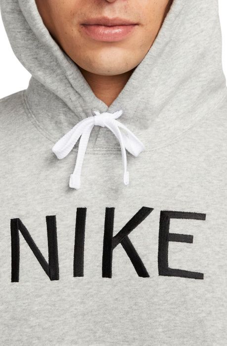 Sportswear Pullover Hoodie Dk Grey Heather/White/Black