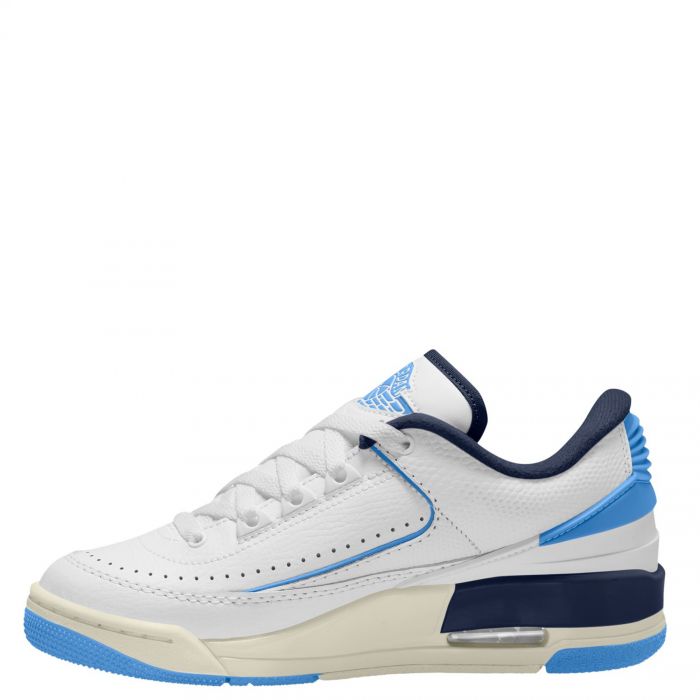 Grade School Jordan 2/3 White/University Blue-Midnight Navy-Sail
