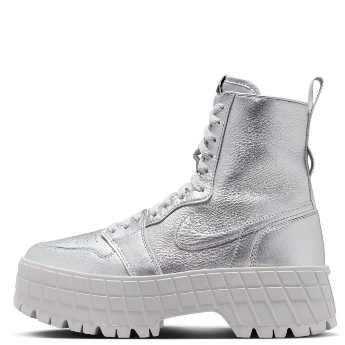 Air Jordan 1 Brooklyn Boots Metallic Silver/Neutral Grey