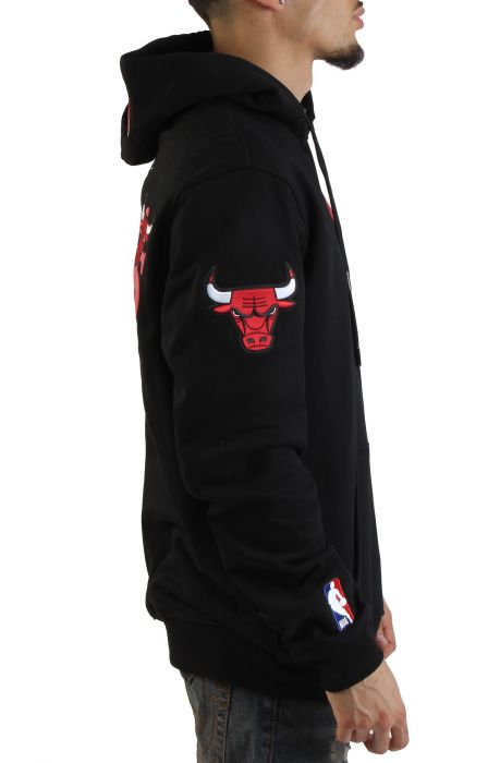 NBA Chicago Bulls Souvenir Pullover Hoodie  Black
